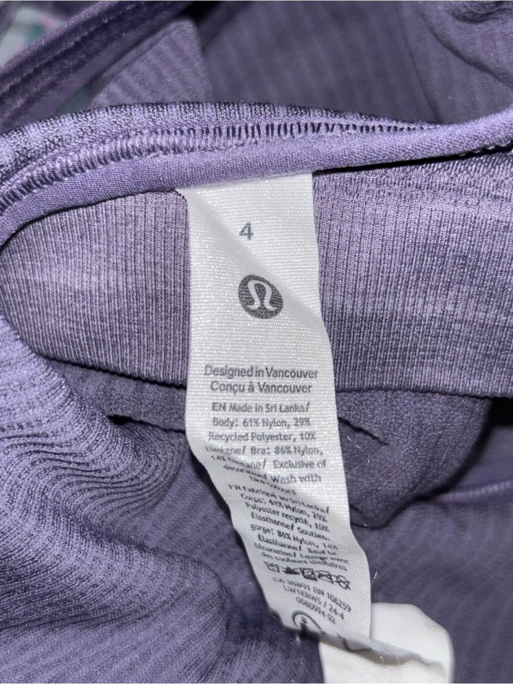 Lululemon Ebb to Street Scoop-Neck Cropped Tank Top